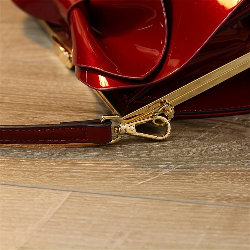 Pochette da sera in raso con fiocco e tracolla_voghion.com