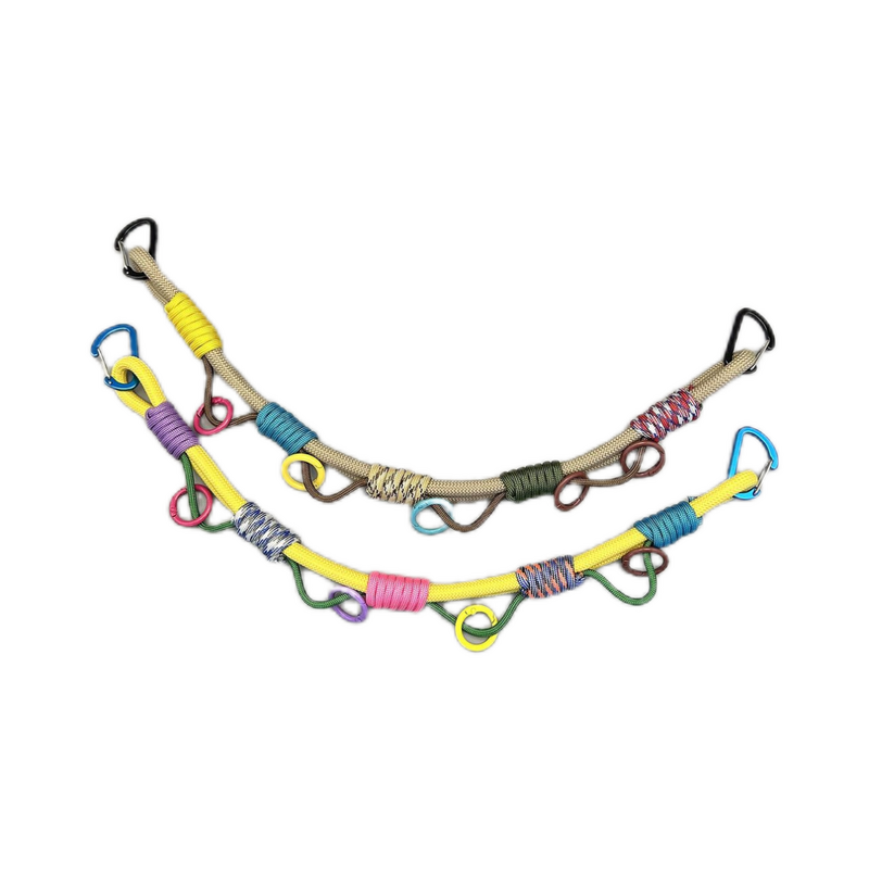 Outdoor Backpack Expansion Decorative Lanyard With Multiple Attachment Points, Dopamine-colored, Handmade Cross-border_desvips.com