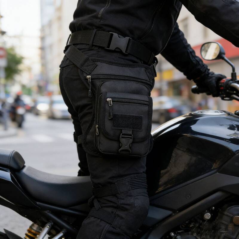 Tactical Waist Essential For Outdoor Sports, Motorcycle Thigh Waist-leg Multifunctional Mountaineering Bag, Casual_desvips.com