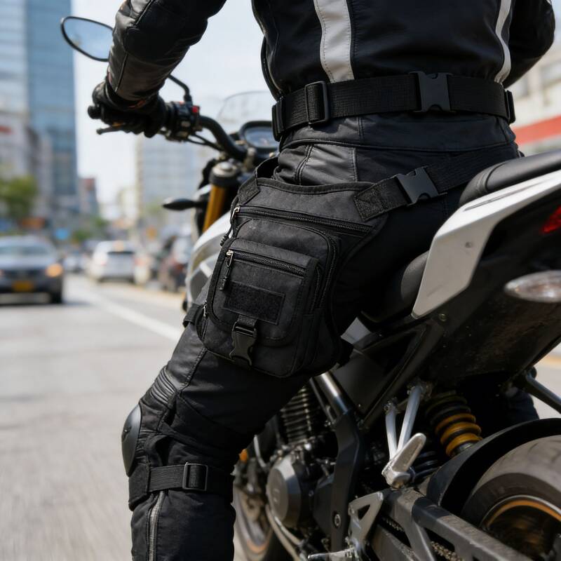 Tactical Waist Essential For Outdoor Sports, Motorcycle Thigh Waist-leg Multifunctional Mountaineering Bag, Casual_desvips.com