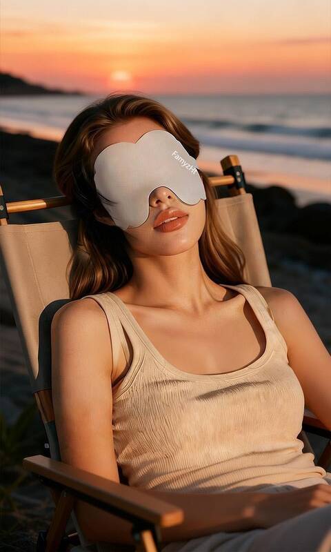 Eye Mask, Cloud-shaped, Skin-friendly, Light-blocking, Designed Naps, Suitable For Both Men Women, Breathable, And Helps_desvips.com