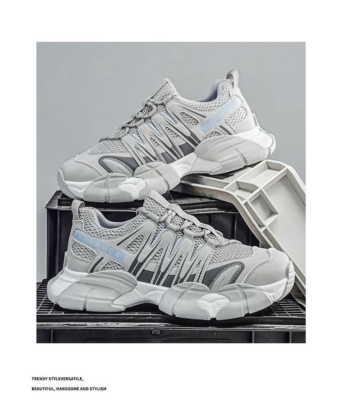 Men's Dad Shoes, New Summer Style, Trendy And Fashionable Versatile Sneakers, Popular Online, Height-increasing_vogvips.com