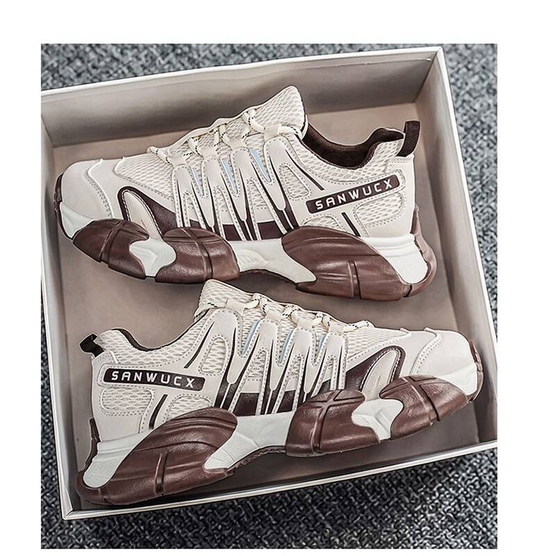 Men's Dad Shoes, New Summer Style, Trendy And Fashionable Versatile Sneakers, Popular Online, Height-increasing_vogvips.com