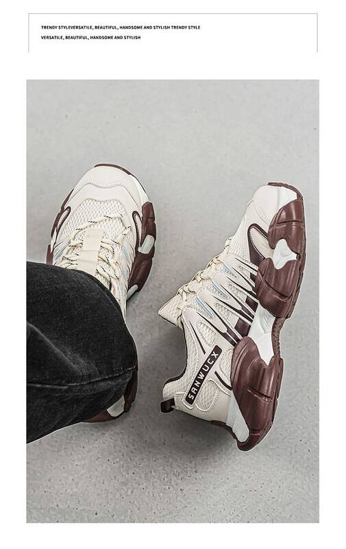 Men's Dad Shoes, New Summer Style, Trendy And Fashionable Versatile Sneakers, Popular Online, Height-increasing_vogvips.com