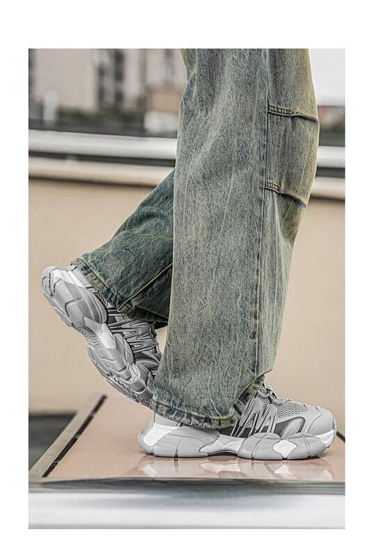 Men's Dad Shoes, New Summer Style, Trendy And Fashionable Versatile Sneakers, Popular Online, Height-increasing_vogvips.com