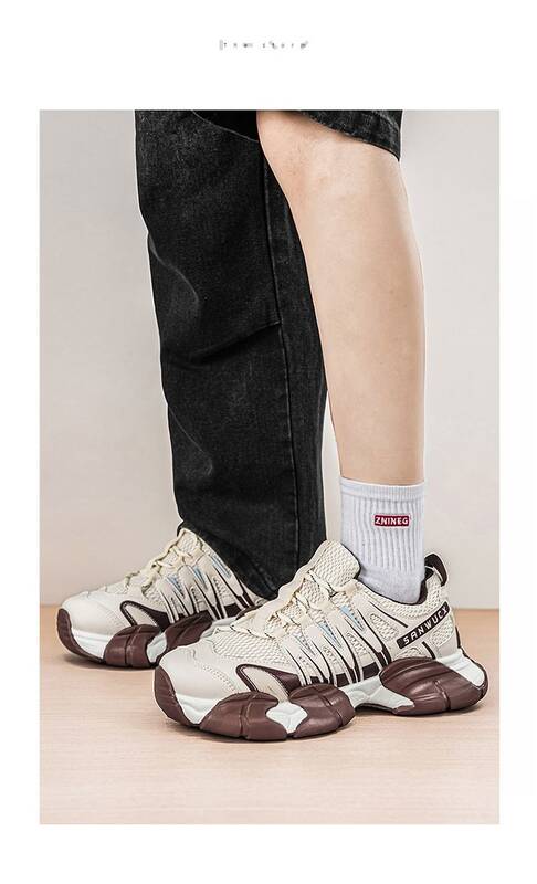 Men's Dad Shoes, New Summer Style, Trendy And Fashionable Versatile Sneakers, Popular Online, Height-increasing_vogvips.com