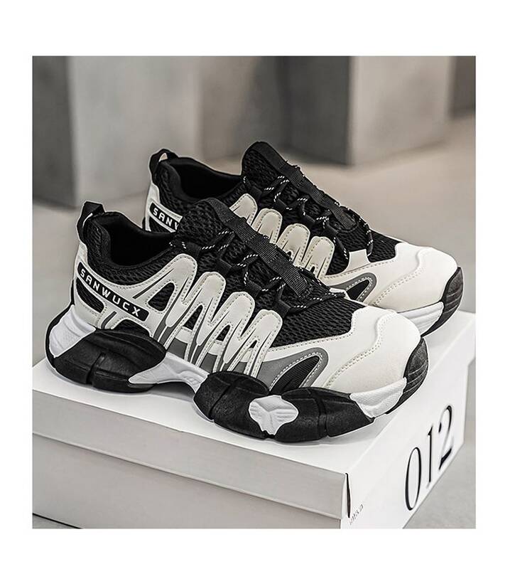 Men's Dad Shoes, New Summer Style, Trendy And Fashionable Versatile Sneakers, Popular Online, Height-increasing_vogvips.com