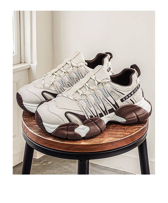 Men's Dad Shoes, New Summer Style, Trendy And Fashionable Versatile Sneakers, Popular Online, Height-increasing_vogvips.com