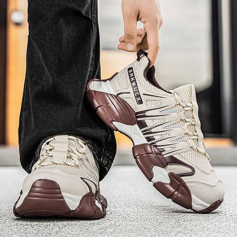 Men's Dad Shoes, New Summer Style, Trendy And Fashionable Versatile Sneakers, Popular Online, Height-increasing_vogvips.com