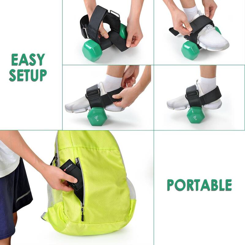 Strength Training Adjustable Weight Support Ankle Joint Weightlifting Dumbbell Strap_desvips.com