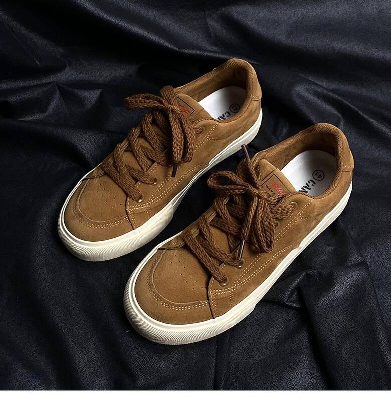 American Retro Shoes, Trendy For Spring And Autumn, New Men's Flat Low-top Sneakers, Versatile Niche Casual Sports Shoes_vogvips.com