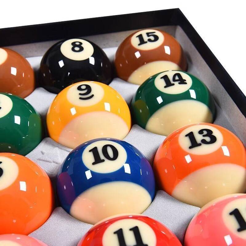 eight-ball Pool Crystal Chinese And American Style, Sixteen-color Standard Large TV Balls, Black King Kong 57.2MM_desvips.com