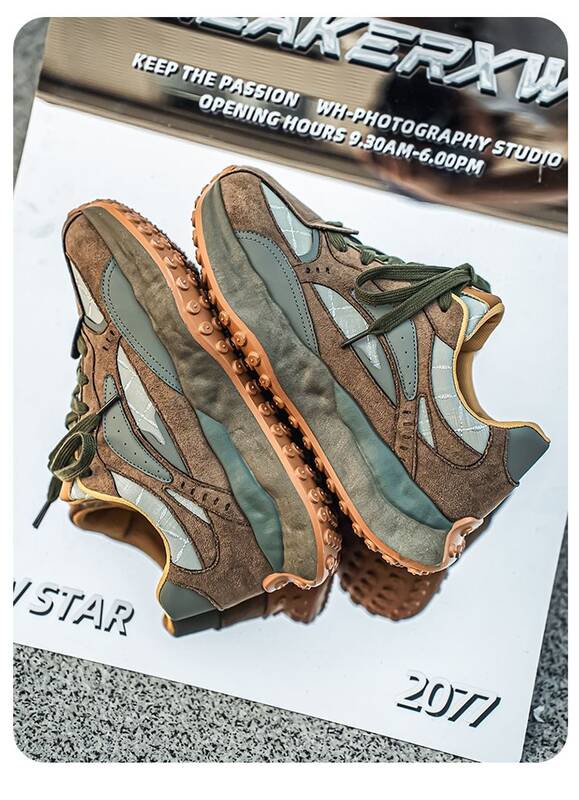 European 2025 New Thick-Soled Height-Increasing Casual Trendy Shoes Men's Versatile Sports Fashion Niche Dad Sneakers_vogvips.com