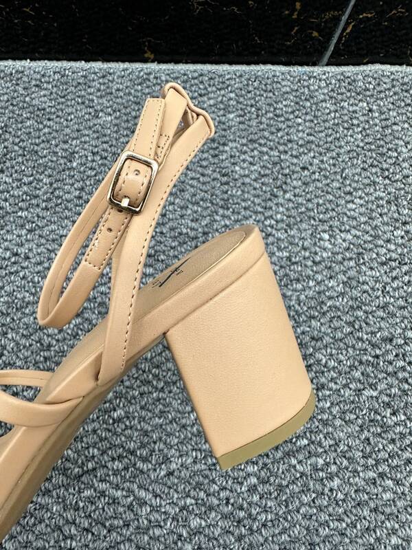 2026 Summer Fashion Square-Toe Clip-Toe Sandals For Women, Bohemian Style Casual Versatile Thin Strap Buckle High Heels_vogvips.com